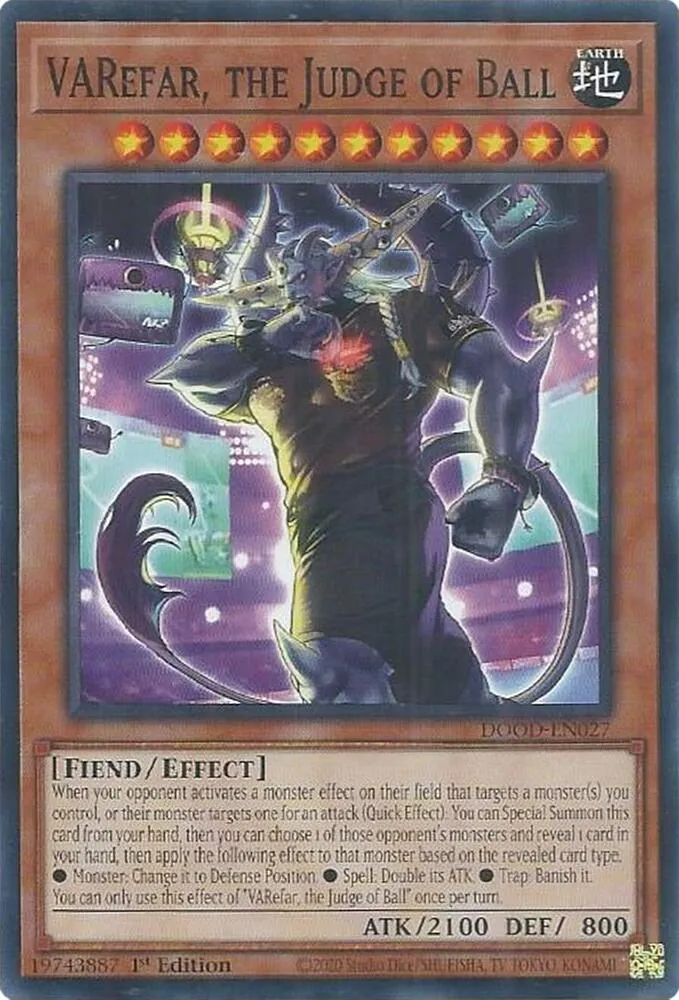 VARefar, the Judge of Ball — Doom of Dimensions — Yu-Gi-Oh!