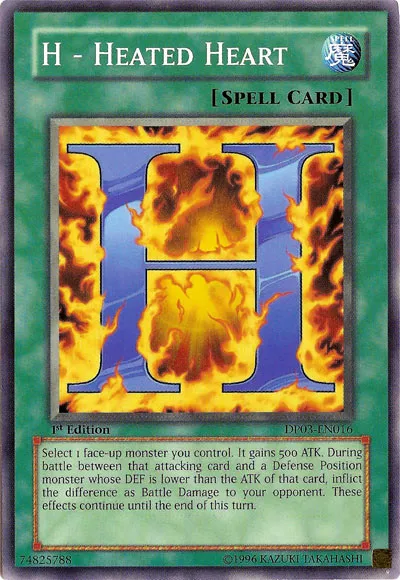 H - Heated Heart — Duelist Pack: Jaden Yuki 2 — Yu-Gi-Oh!