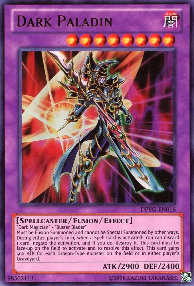 Dark Paladin — Duelist Pack: Yugi - Unlimited — Yu-Gi-Oh!