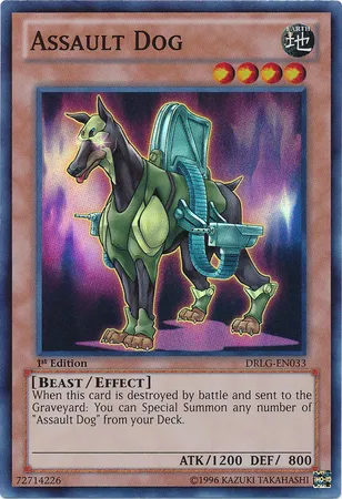 Assault Dog — Dragons of Legend — Yu-Gi-Oh!