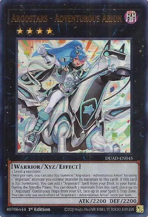 Argostars - Adventurous Arion — Duelist’s Advance — Yu-Gi-Oh!