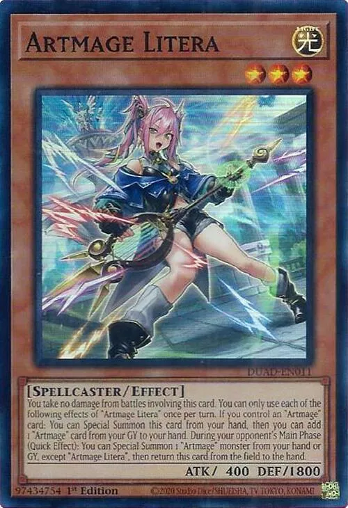 Artmage Litera — Duelist’s Advance — Yu-Gi-Oh!