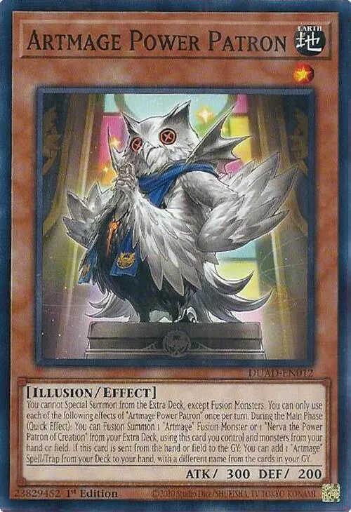Artmage Power Patron — Duelist’s Advance — Yu-Gi-Oh!