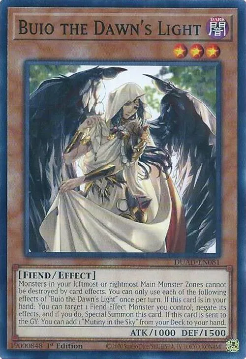 Buio the Dawn's Light — Duelist’s Advance — Yu-Gi-Oh!