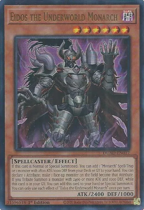 Eidos the Underworld Monarch — Duelist’s Advance — Yu-Gi-Oh!