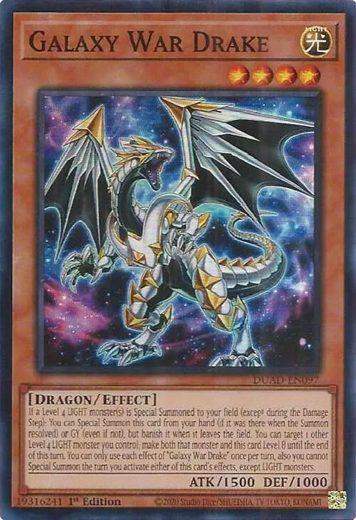 Galaxy War Drake — Duelist’s Advance — Yu-Gi-Oh!