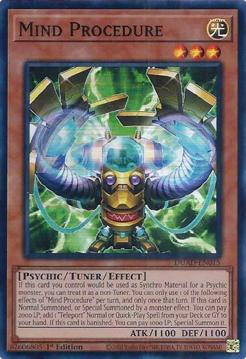 Mind Procedure — Duelist’s Advance — Yu-Gi-Oh!