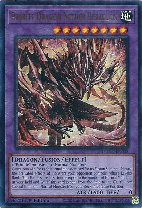 Primite Dragon Nether Berzelius — Duelist’s Advance — Yu-Gi-Oh!