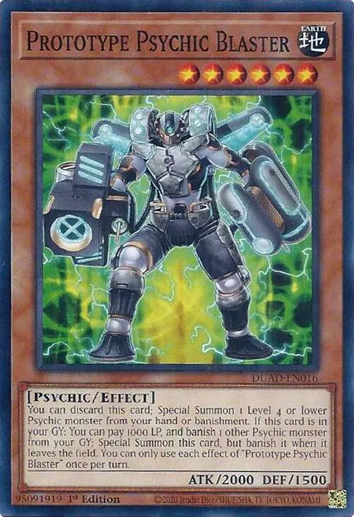 Prototype Psychic Blaster — Duelist’s Advance — Yu-Gi-Oh!