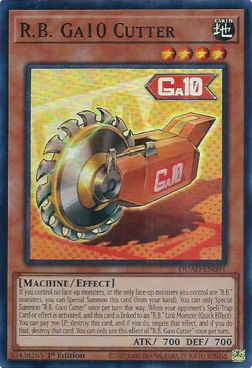 R.B. Ga10 Cutter — Duelist’s Advance — Yu-Gi-Oh!