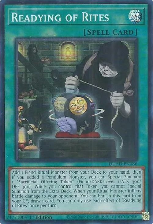 Préparatifs des Rites — Duelist’s Advance — Yu-Gi-Oh!
