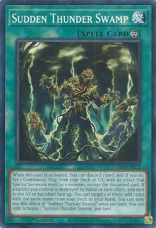 Sudden Thunder Swamp — Duelist’s Advance — Yu-Gi-Oh!