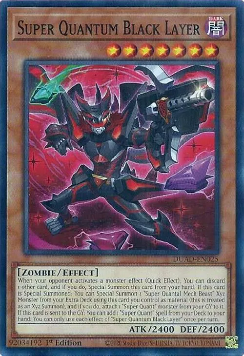 Super Quantum Black Layer — Duelist’s Advance — Yu-Gi-Oh!