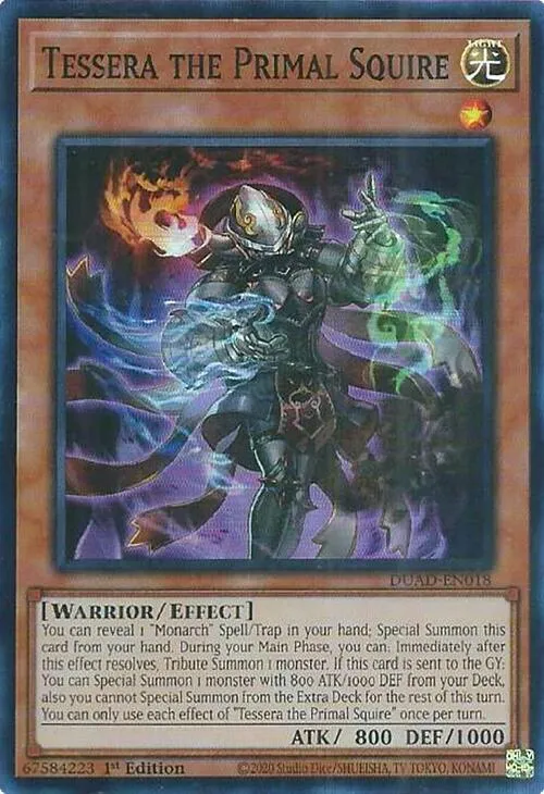 Tessera the Primal Squire — Duelist’s Advance — Yu-Gi-Oh!
