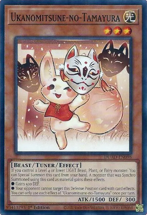 Ukanomitsune-no-Tamayura — Duelist’s Advance — Yu-Gi-Oh!