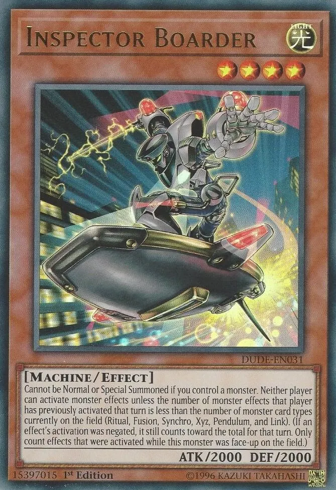 Inspector Boarder — Duel Devastator — Yu-Gi-Oh!