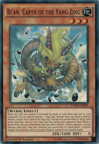Bi'an, Earth of the Yang Zing — Duelist Alliance — Yu-Gi-Oh!