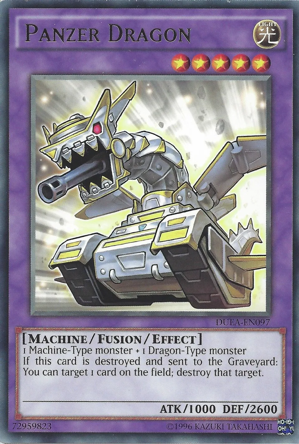 Panzer Dragon from Duelist Alliance - Unlimited - Yu-Gi-Oh!