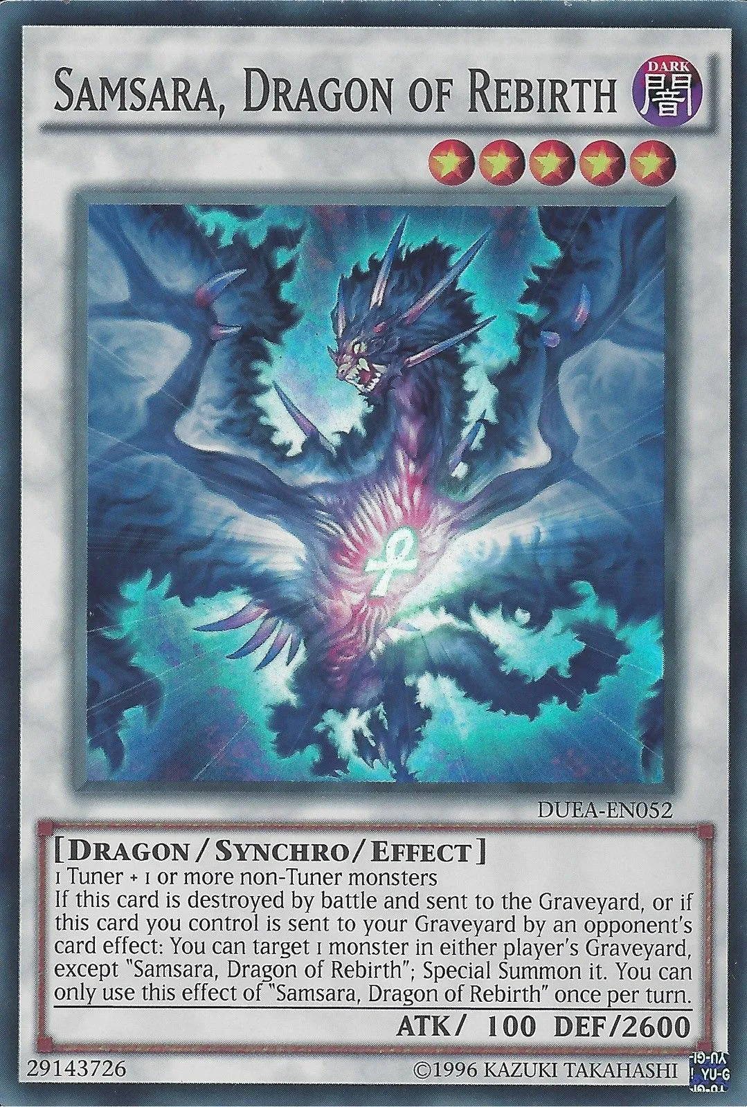Samsara, Dragon of Rebirth — Duelist Alliance - Unlimited — Yu-Gi-Oh!