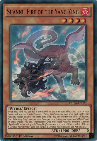 Suanni, Fire of the Yang Zing — Duelist Alliance — Yu-Gi-Oh!
