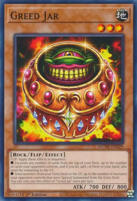 Greed Jar — Duelist Nexus — Yu-Gi-Oh!