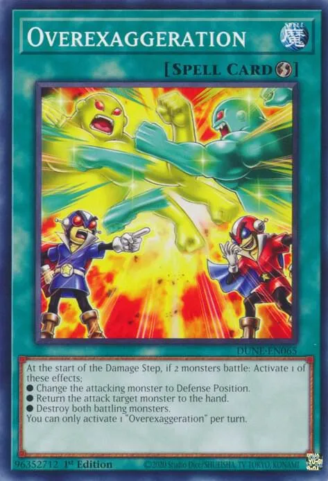 Overexaggeration — Duelist Nexus — Yu-Gi-Oh!