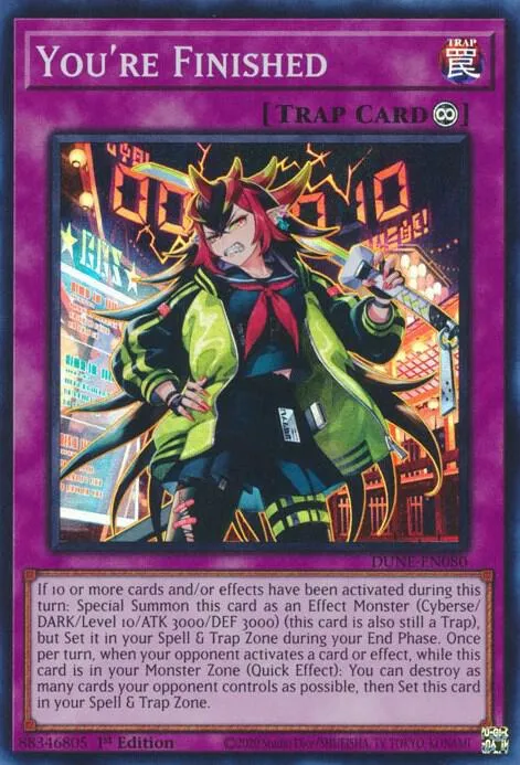 You're Finished — Duelist Nexus — Yu-Gi-Oh!