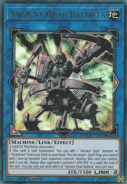 Ancient Gear Ballista — Duel Overload — Yu-Gi-Oh!