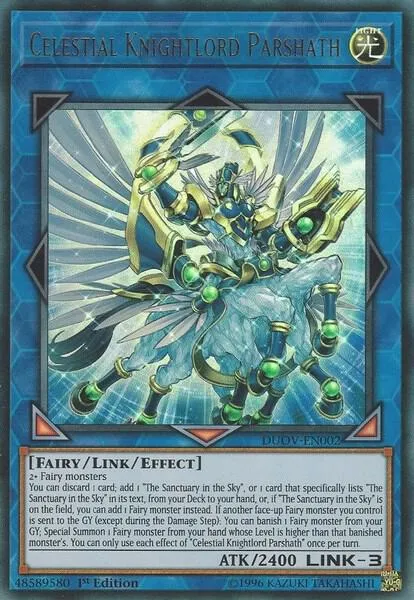 Celestial Knightlord Parshath — Duel Overload — Yu-Gi-Oh!