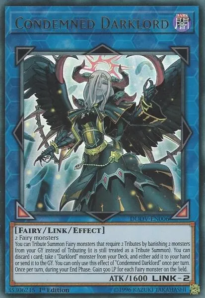 Condemned Darklord — Duel Overload — Yu-Gi-Oh!