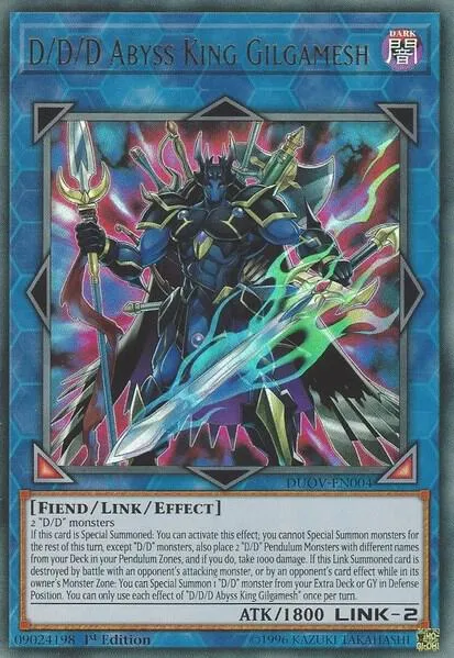 D/D/D Abyss King Gilgamesh — Duel Overload — Yu-Gi-Oh!