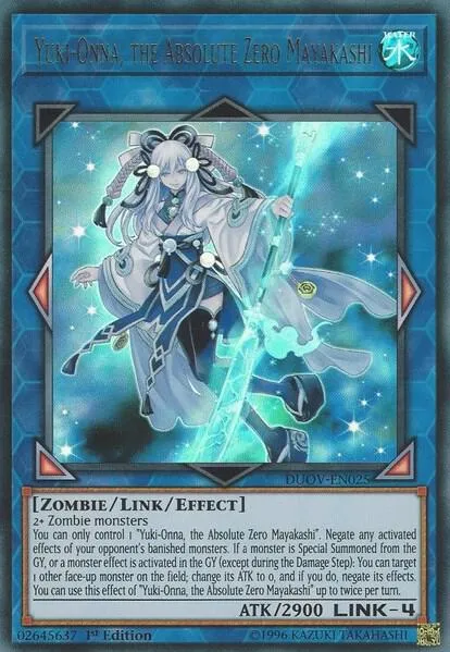 Yuki-Onna, the Absolute Zero Mayakashi — Duel Overload — Yu-Gi-Oh!