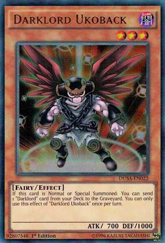 Darklord Ukoback — Duelist Saga — Yu-Gi-Oh!