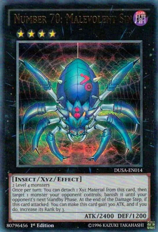 Number 70: Malevolent Sin — Duelist Saga — Yu-Gi-Oh!