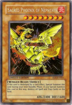 Sacred Phoenix of Nephthys — Elemental Energy — Yu-Gi-Oh!