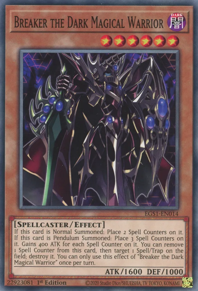 Breaker the Dark Magical Warrior — Egyptian God Deck: Slifer the Sky Dragon — Yu-Gi-Oh!