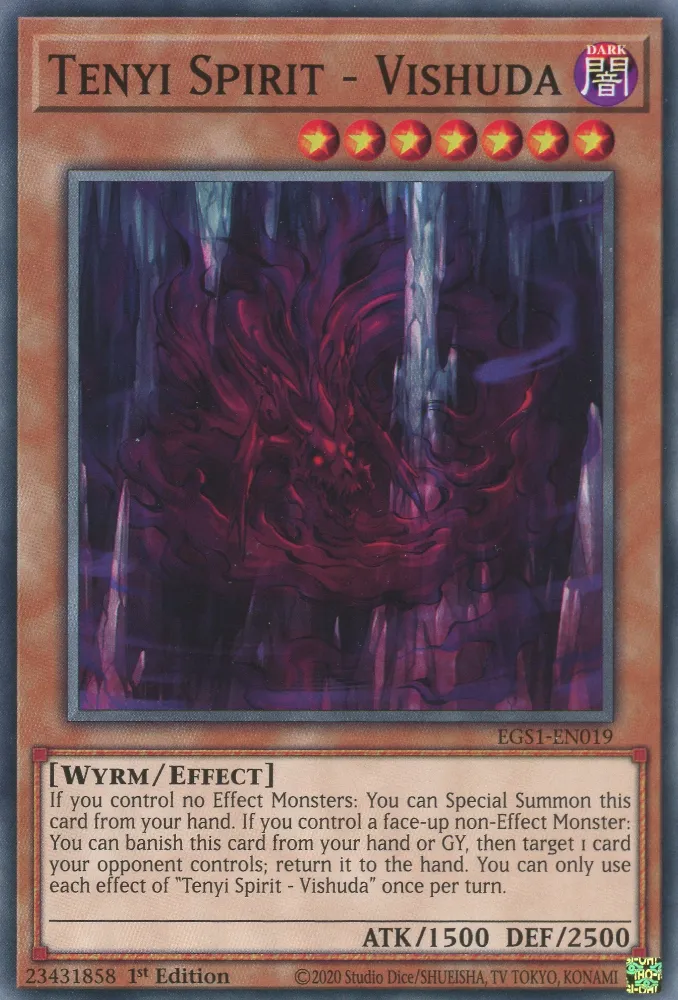 Tenyi Spirit - Vishuda — Egyptian God Deck: Slifer the Sky Dragon — Yu-Gi-Oh!