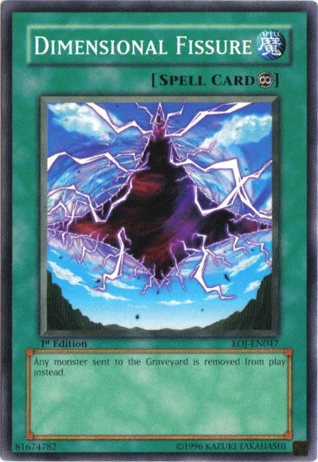 Dimensional Fissure — Enemy of Justice — Yu-Gi-Oh!