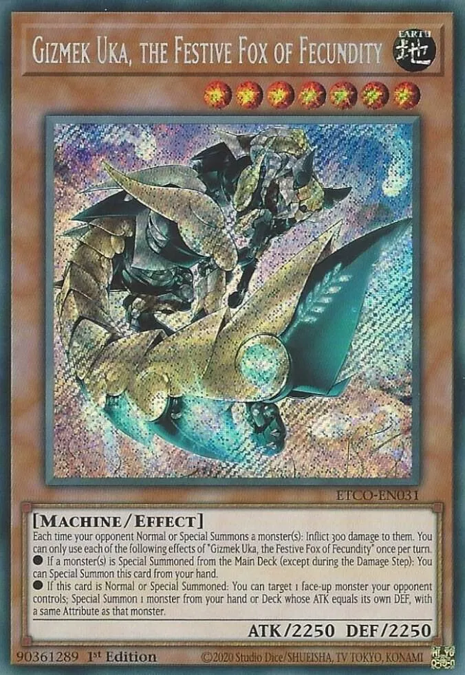 Gizmek Uka, the Festive Fox of Fecundity — Eternity Code — Yu-Gi-Oh!
