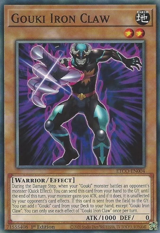 Gouki Iron Claw — Eternity Code — Yu-Gi-Oh!