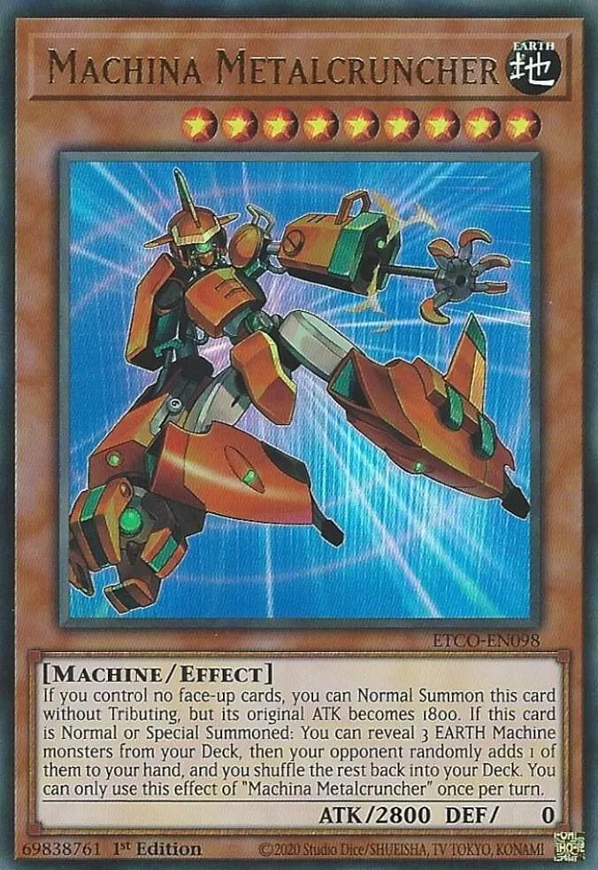Machina Metalcruncher — Eternity Code — Yu-Gi-Oh!