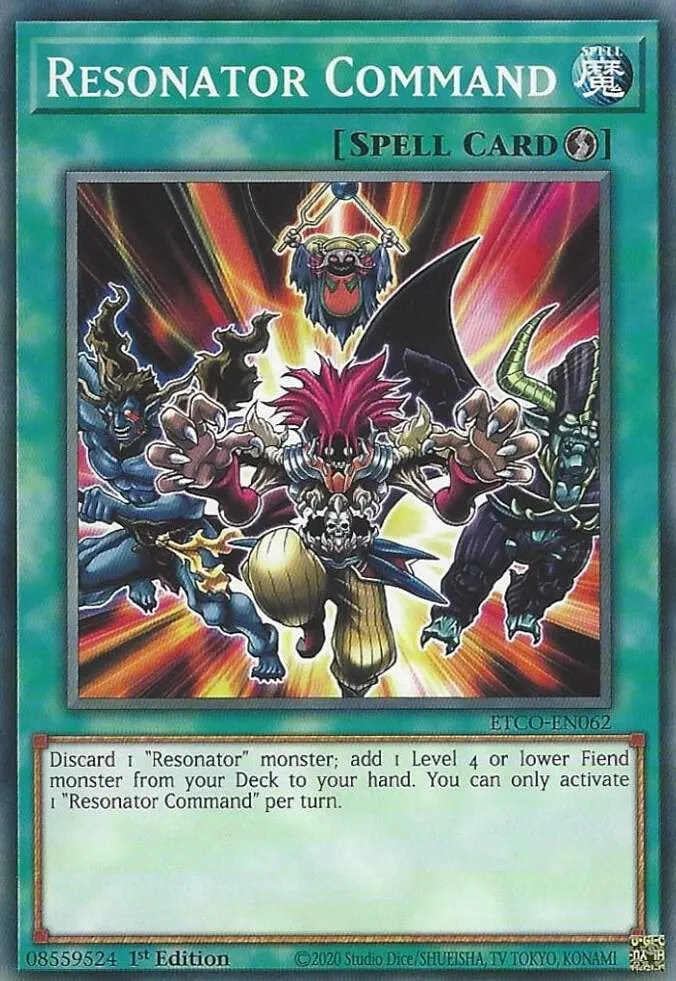 Resonator Command — Eternity Code — Yu-Gi-Oh!