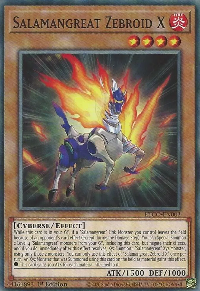 Salamangreat Zebroid X — Eternity Code — Yu-Gi-Oh!