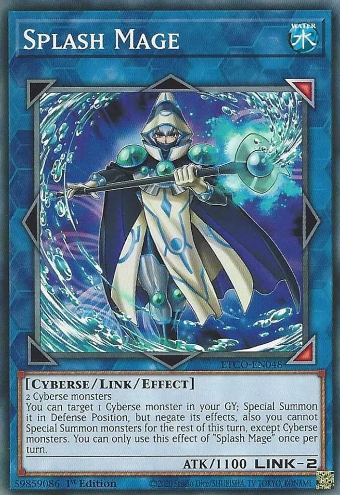 Splash Mage — Eternity Code — Yu-Gi-Oh!