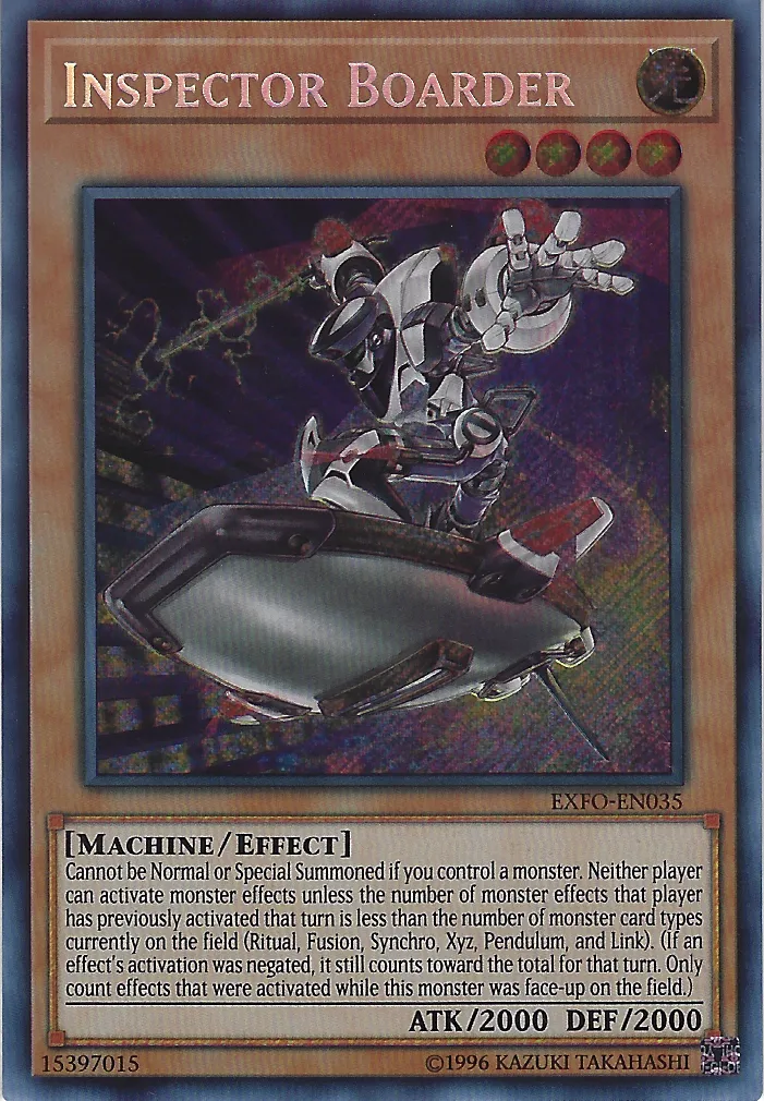 Inspector Boarder — Extreme Force - Unlimited — Yu-Gi-Oh!
