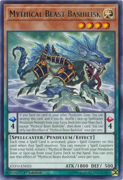 Mythical Beast Bashilisk — Extreme Force — Yu-Gi-Oh!