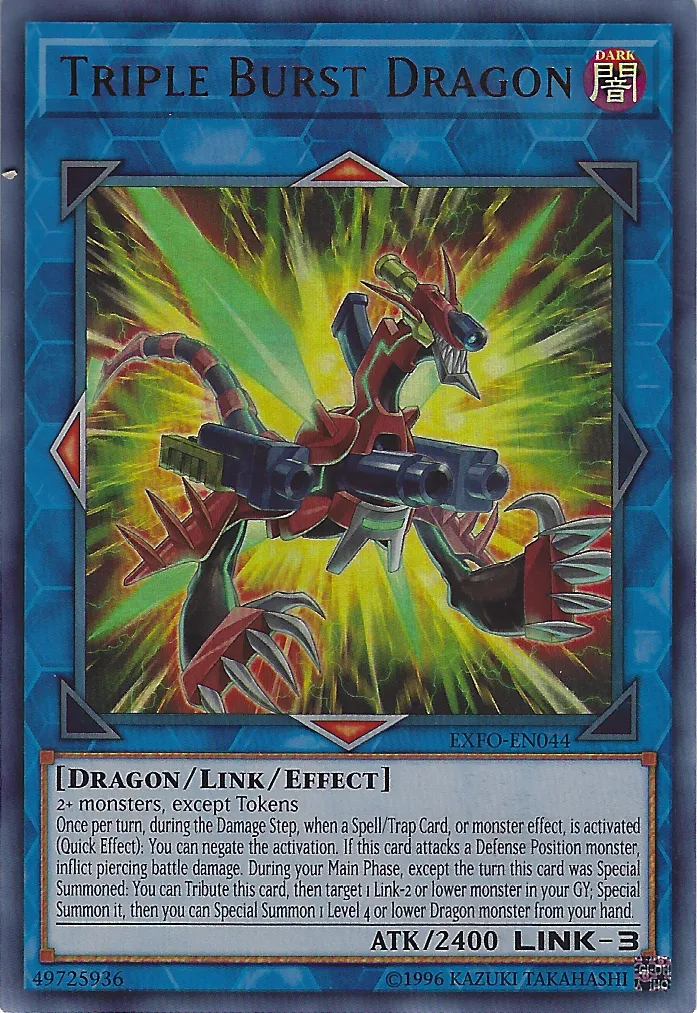 Triple Burst Dragon — Extreme Force - Unlimited — Yu-Gi-Oh!