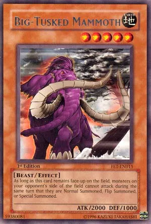Big-Tusked Mammoth — Flaming Eternity — Yu-Gi-Oh!