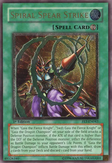 Spiral Spear Strike — Flaming Eternity — Yu-Gi-Oh!