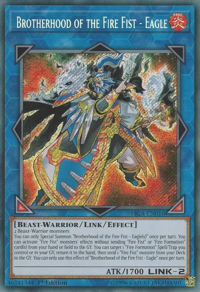 Brotherhood of the Fire Fist - Eagle — Fists of the Gadgets — Yu-Gi-Oh!